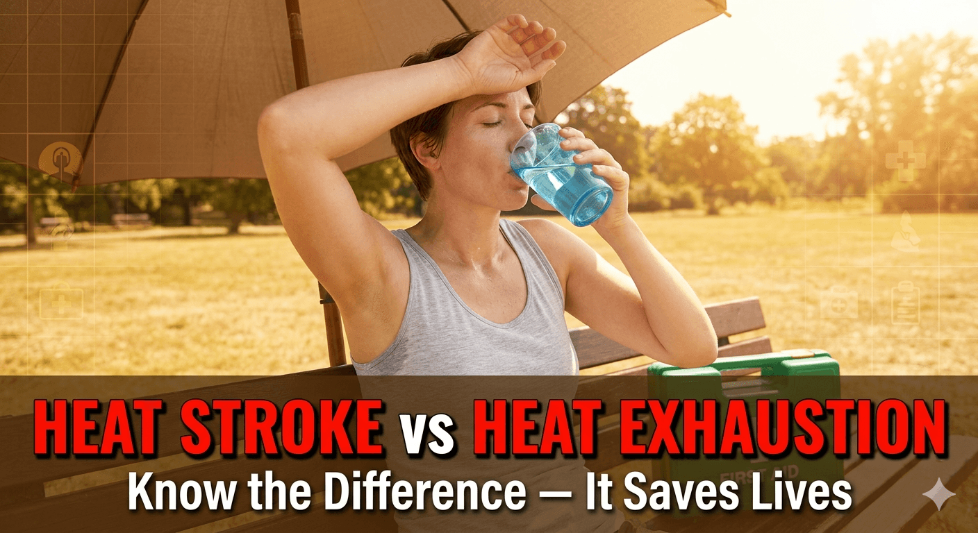 Heat Stroke vs Heat Exhaustion — A Complete First Aid Guide for Indian Summers