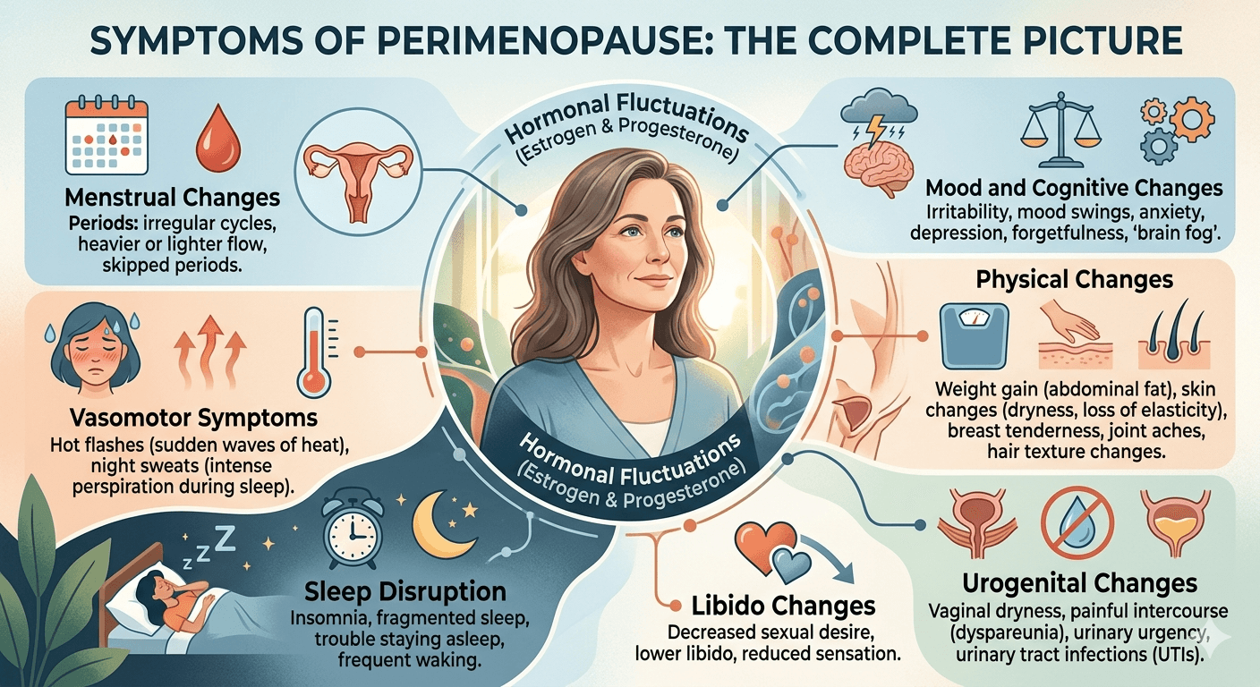 Hormonal shifts illustration